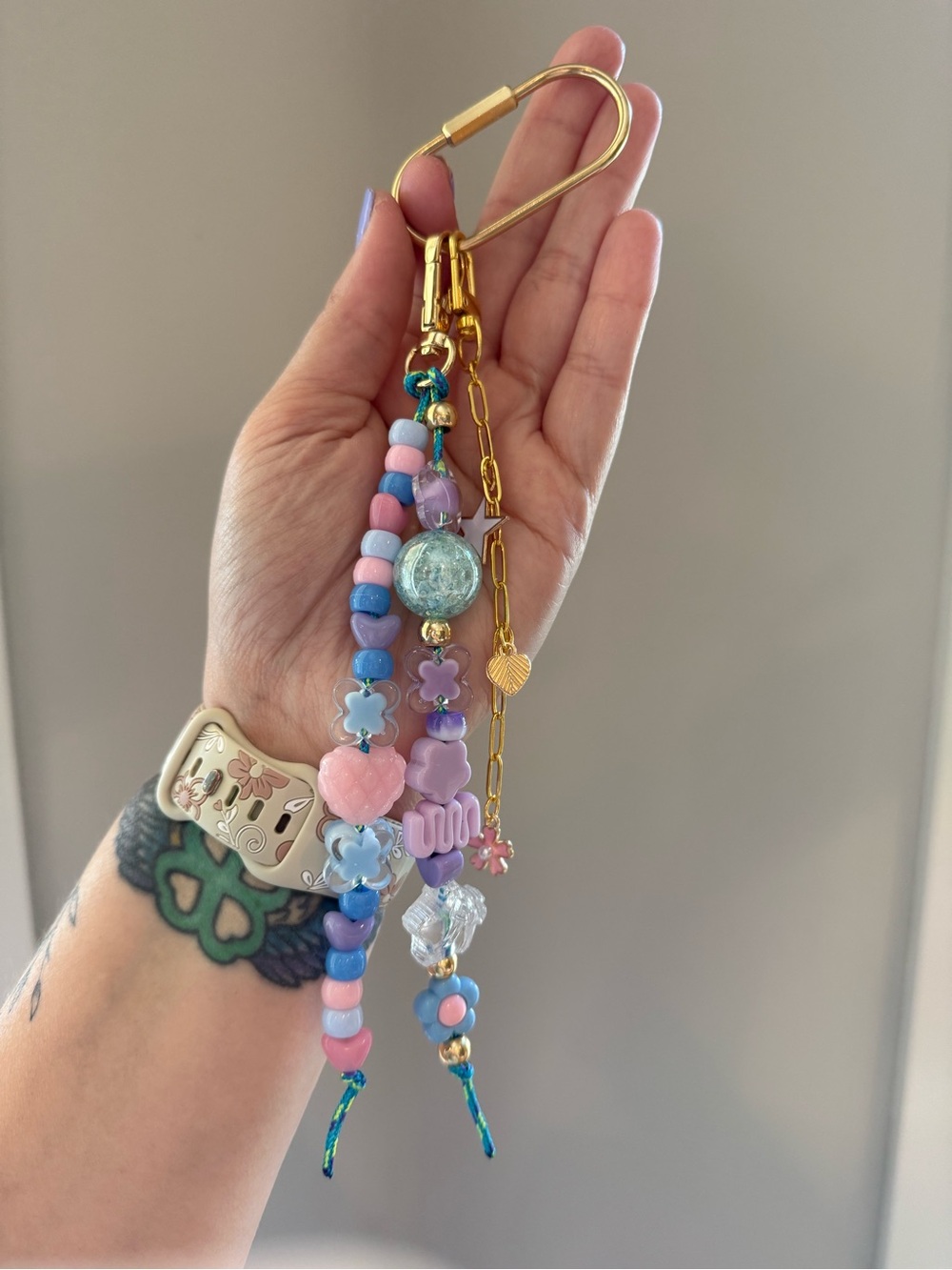 Bag charm key chain